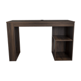 Escritorio Cuera Nogal 120x73.5cm sin Cajones y con Organizador de Libros - ESCRITORIOS | Bylmo