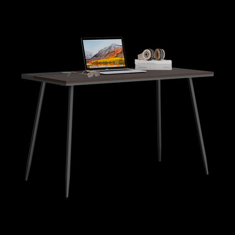 Escritorio Zurich Milan y Plomo 120.1x74.3cm sin Cajones - ESCRITORIOS | Bylmo