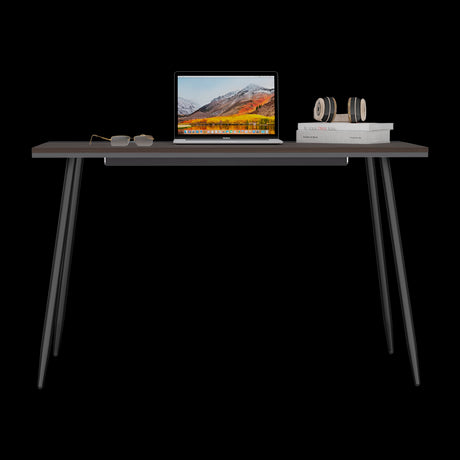 Escritorio Zurich Milan y Plomo 120.1x74.3cm sin Cajones - ESCRITORIOS | Bylmo