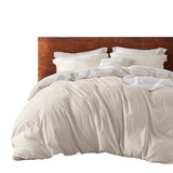 Funda de Duvet Bicolor Beige y Gris 180x240cm Doble Faz para Cama Sencilla - TENDIDOS Y CUBRELECHOS | Bylmo