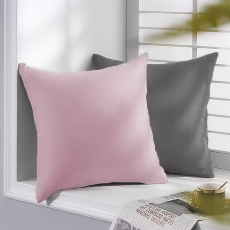Combo Edredón Acolchado Bicolor Rosado y Gris Oscuro 240x240cm Doble Faz para Cama Queen - TENDIDOS Y CUBRELECHOS | Bylmo