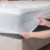 Protector de Colchón FreshComfort Blanco 180x220cm Antifluido para Cama Semidoble 120 X 180 Cm - PROTECTORES DE COLCHON | Bylmo