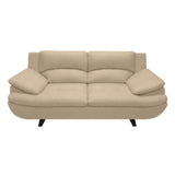 Sala Cindy Beige 180x85cm de Tres Puestos con Apoya Brazos y Resistente a Rasguños - SOFAS Y POLTRONAS | Bylmo