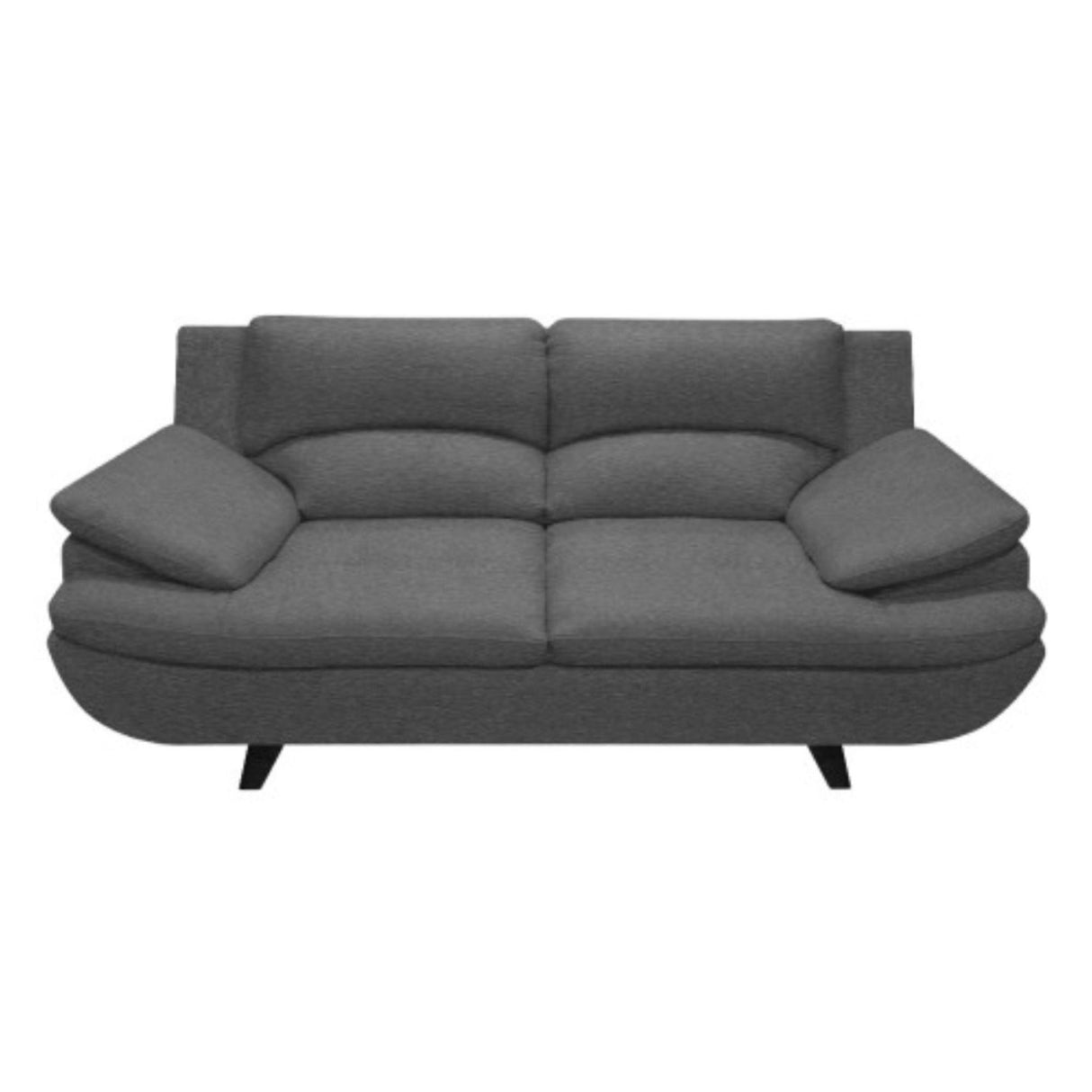 Sala Cindy Gris 180x85cm de Tres Puestos con Apoya Brazos y Resistente a Rasguños - SOFAS Y POLTRONAS | Bylmo