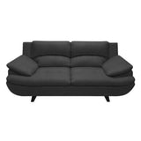 Sala Cindy Gris Oscuro 180x85cm de Tres Puestos con Apoya Brazos y Resistente a Rasguños - SOFAS Y POLTRONAS | Bylmo