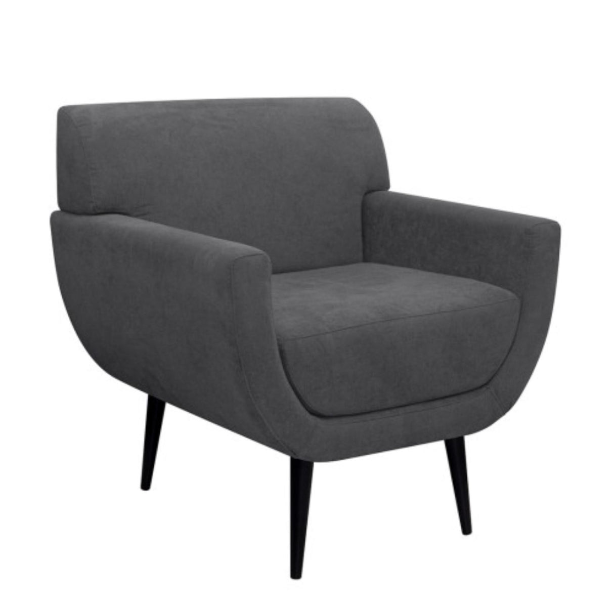Sala Cindy Negro 180x85cm de Tres Puestos con Apoya Brazos y Resistente a Rasguños - SOFAS Y POLTRONAS | Bylmo