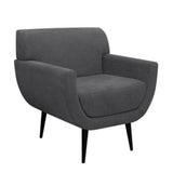 Sala Cindy Negro 180x85cm de Tres Puestos con Apoya Brazos y Resistente a Rasguños - SOFAS Y POLTRONAS | Bylmo