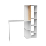 Escritorio con Biblioteca Home Blanco 120x140cm sin Cajones - ESCRITORIOS | Bylmo
