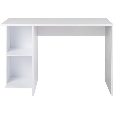 Combo Panel Tocador con Escritorio Hollywood Blanco 80x70cm de Un Puesto con Iluminación LED - TOCADORES | Bylmo
