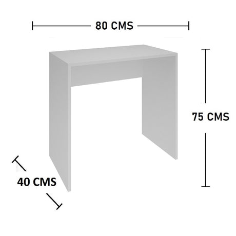 Combo Panel Tocador con Silla Tomy Hollywood Blanco 80x70cm de Un Puesto con Iluminación LED - TOCADORES | Bylmo