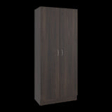 Alacena Dante Nogal y Wengue 76.5x181.2cm sin Cajones y con Dos Puertas - ALACENAS Y MUEBLES MICROONDAS | Bylmo