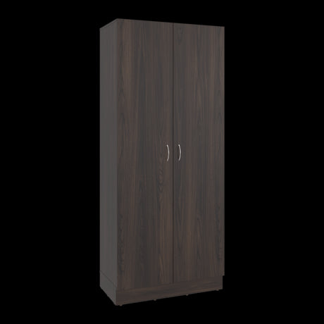 Alacena Dante Nogal y Wengue 76.5x181.2cm sin Cajones y con Dos Puertas - ALACENAS Y MUEBLES MICROONDAS | Bylmo