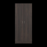 Alacena Dante Nogal y Wengue 76.5x181.2cm sin Cajones y con Dos Puertas - ALACENAS Y MUEBLES MICROONDAS | Bylmo