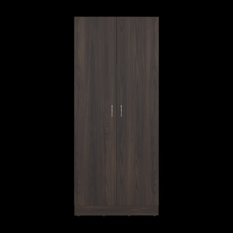 Alacena Dante Nogal y Wengue 76.5x181.2cm sin Cajones y con Dos Puertas - ALACENAS Y MUEBLES MICROONDAS | Bylmo