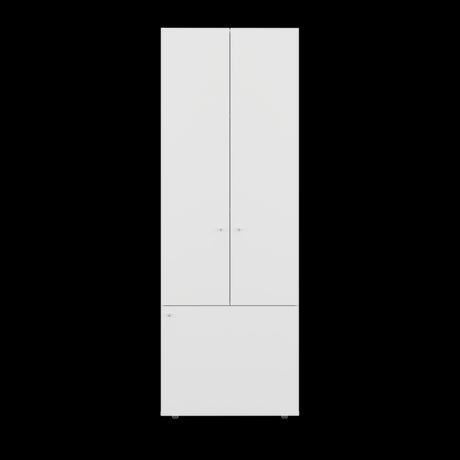 Closet Tuhogar Blanco 60x170cm sin Cajones y con Tres Puertas - CLOSETS | Bylmo