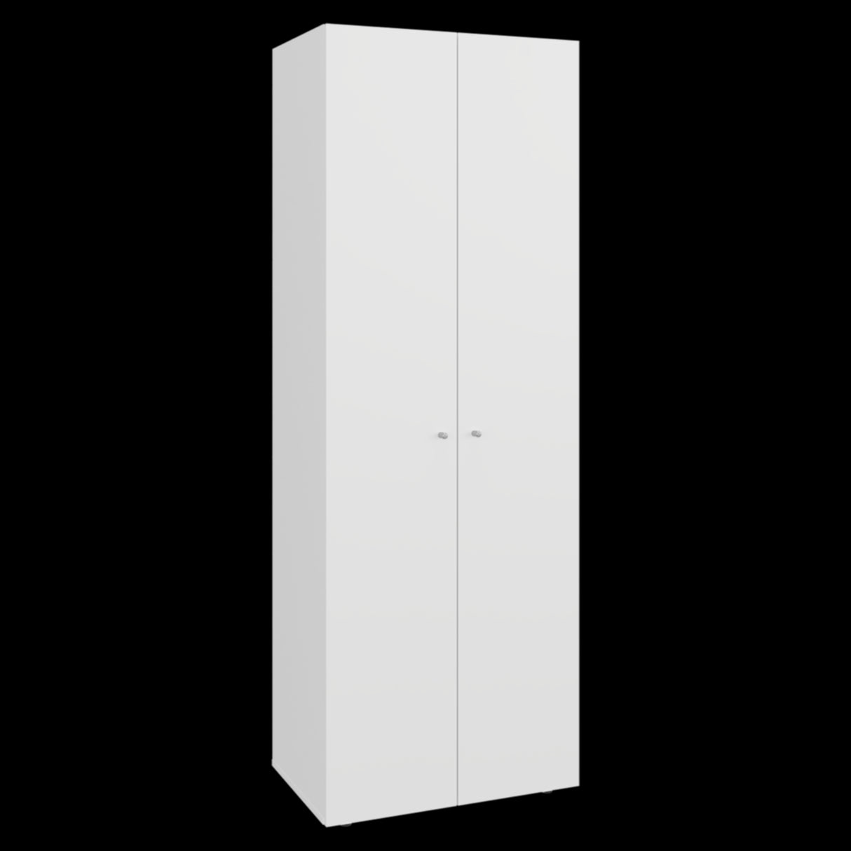Closet Tuhogar Blanco 60x170cm sin Cajones y con Dos Puertas - CLOSETS | Bylmo