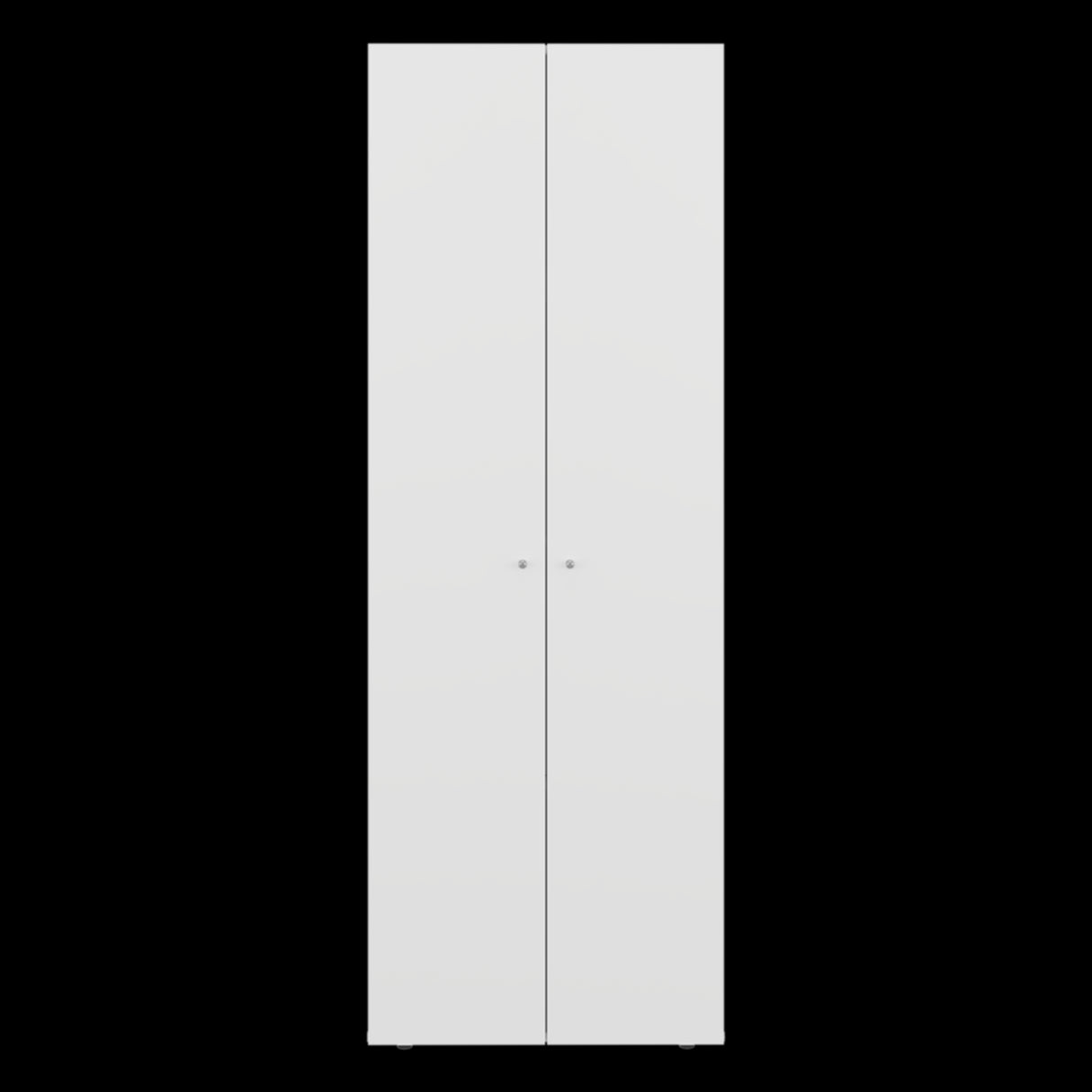 Closet Tuhogar Blanco 60x170cm sin Cajones y con Dos Puertas - CLOSETS | Bylmo