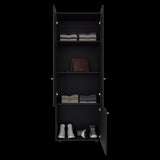 Closet Tuhogar Wengue 60x170cm sin Cajones y con Tres Puertas - CLOSETS | Bylmo