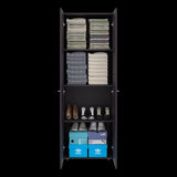 Closet Tuhogar Wengue 60x170cm sin Cajones y con Dos Puertas - CLOSETS | Bylmo