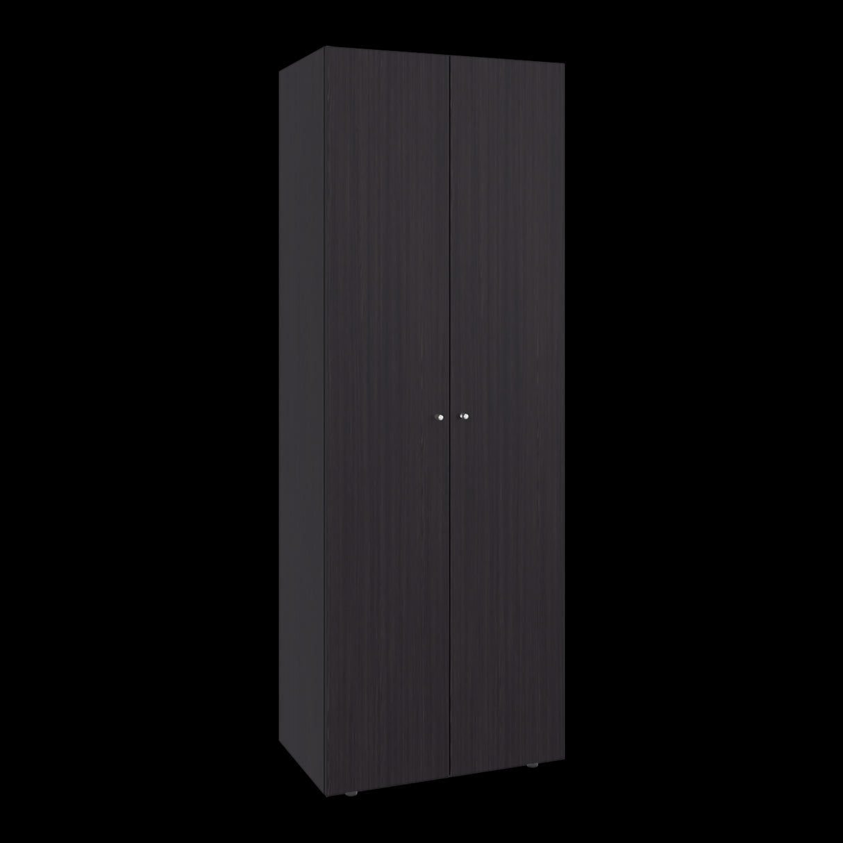 Closet Tuhogar Wengue 60x170cm sin Cajones con Dos Puertas y con Colgadero de Ropa - CLOSETS | Bylmo