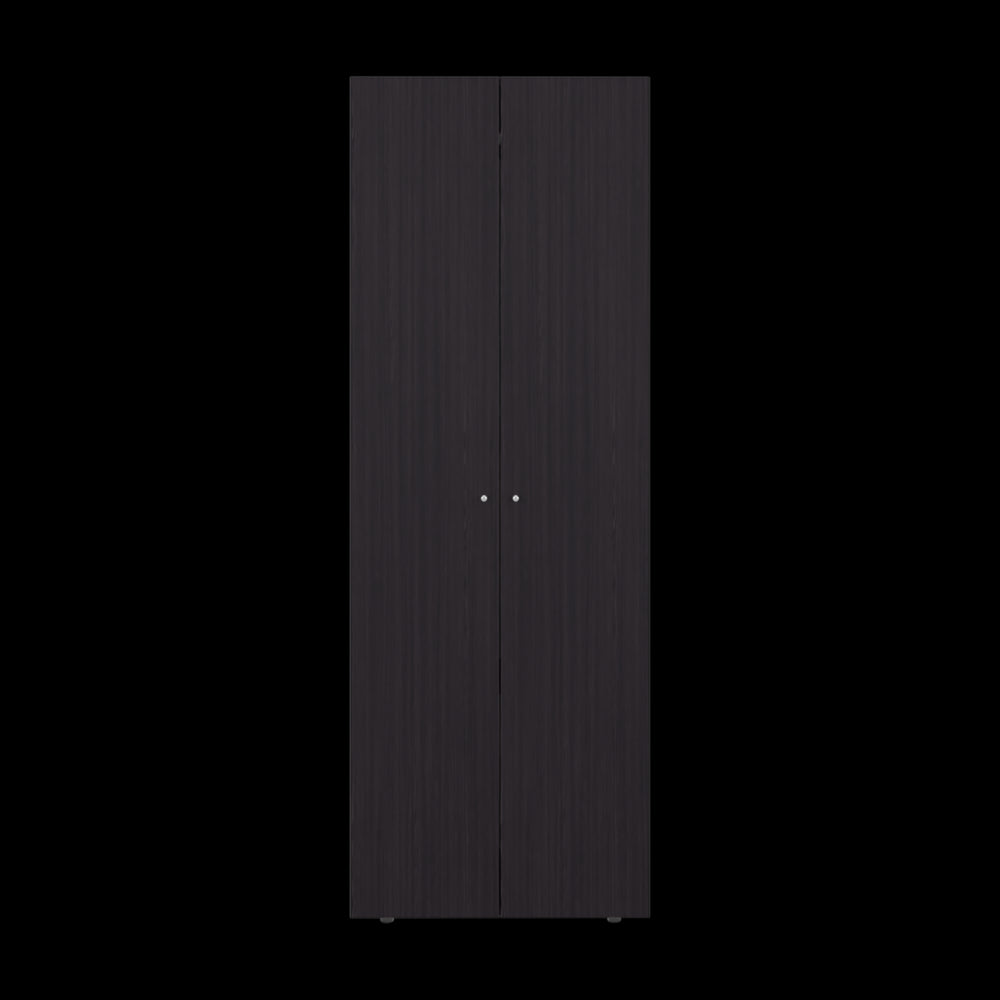 Closet Tuhogar Wengue 60x170cm sin Cajones con Dos Puertas y con Colgadero de Ropa - CLOSETS | Bylmo