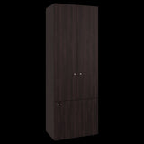 Closet Tuhogar Nogal y Wengue 60x170cm sin Cajones y con Tres Puertas - CLOSETS | Bylmo
