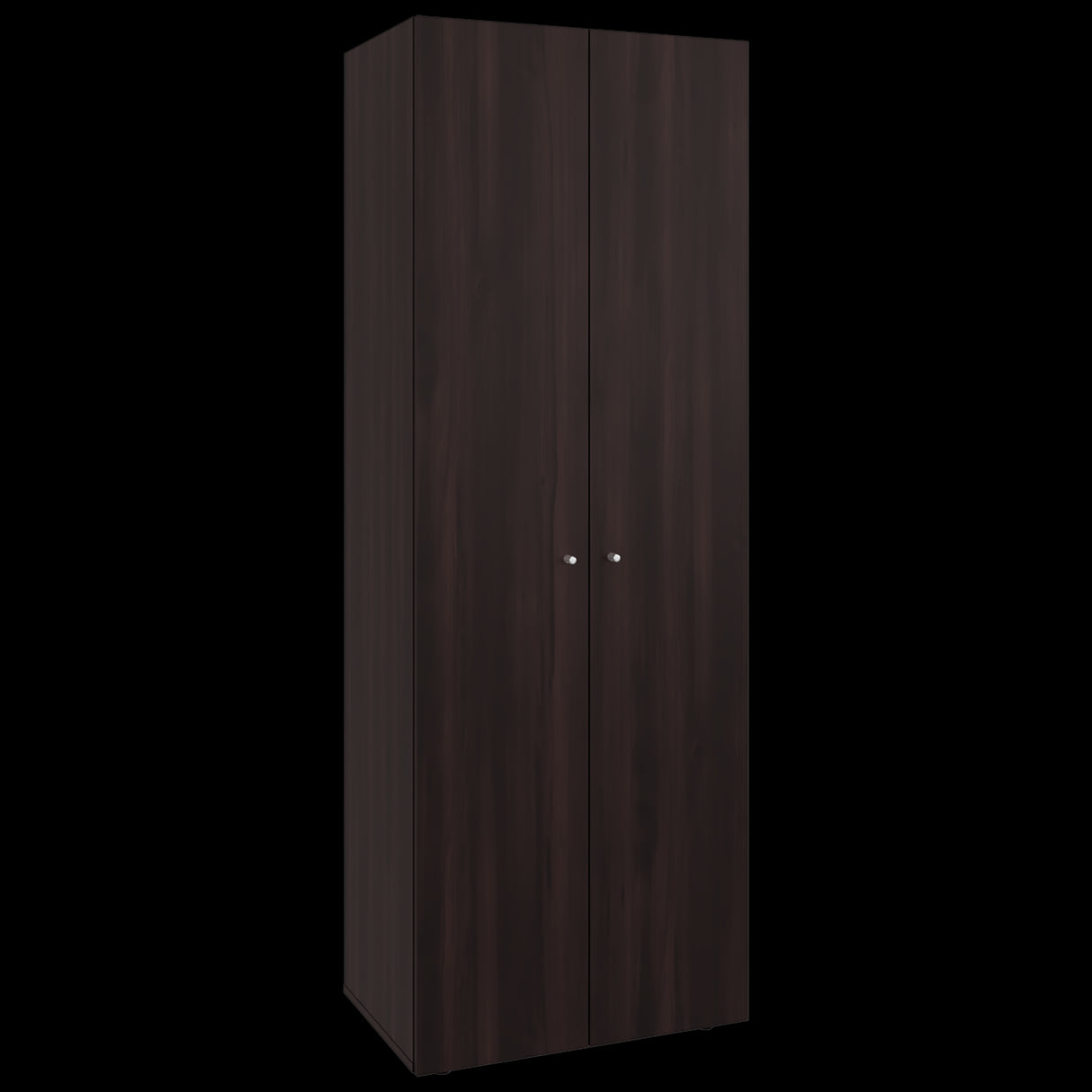 Closet Tuhogar Nogal y Wengue 60x170cm sin Cajones y con Dos Puertas - CLOSETS | Bylmo