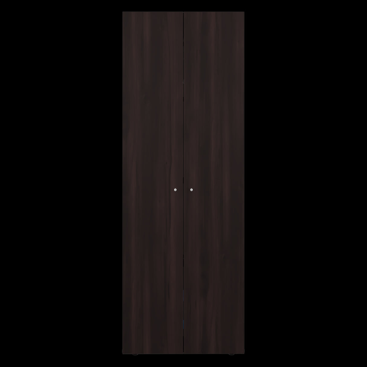 Closet Tuhogar Nogal y Wengue 60x170cm sin Cajones y con Dos Puertas - CLOSETS | Bylmo