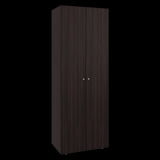 Closet Tuhogar Nogal y Wengue 60x170cm sin Cajones con Dos Puertas y con Colgadero de Ropa - CLOSETS | Bylmo