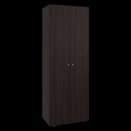 Closet Tuhogar Nogal y Wengue 60x170cm sin Cajones con Dos Puertas y con Colgadero de Ropa - CLOSETS | Bylmo