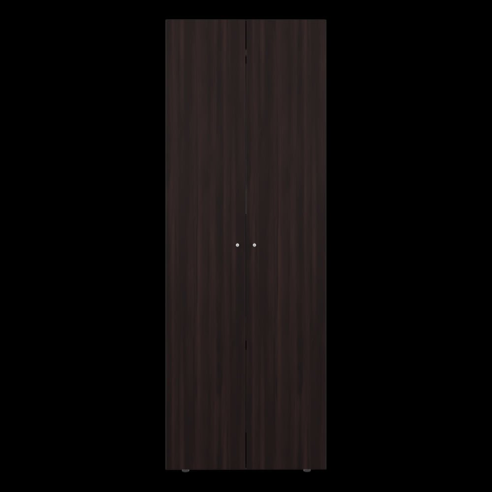 Closet Tuhogar Nogal y Wengue 60x170cm sin Cajones con Dos Puertas y con Colgadero de Ropa - CLOSETS | Bylmo