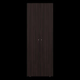 Closet Tuhogar Nogal y Wengue 60x170cm sin Cajones con Dos Puertas y con Colgadero de Ropa - CLOSETS | Bylmo