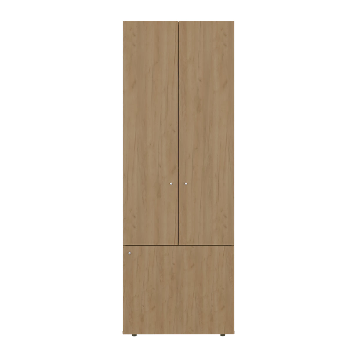 Closet Tuhogar Fresno Europeo y Blanco 60x170cm sin Cajones y con Tres Puertas - CLOSETS | Bylmo