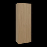 Closet Tuhogar Fresno Europeo y Blanco 60x170cm sin Cajones y con Dos Puertas - CLOSETS | Bylmo