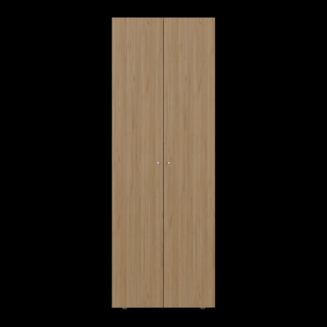 Closet Tuhogar Fresno Europeo y Blanco 60x170cm sin Cajones con Dos Puertas y con Colgadero de Ropa - CLOSETS | Bylmo