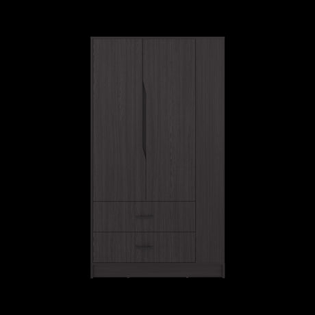 Closet Dakota Wengue 100x180.6cm con Un Cajón con Tres Puertas y con Colgadero de Ropa - CLOSETS | Bylmo