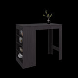 Barra de Cocina Greer Wengue 119.8x102cm con Cinco Compartimientos - BARRAS Y MUEBLES AUXILIARES | Bylmo