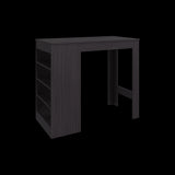 Barra de Cocina Greer Wengue 119.8x102cm con Cinco Compartimientos - BARRAS Y MUEBLES AUXILIARES | Bylmo