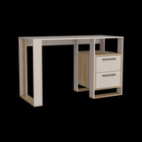 Escritorio Verlot Capri y Fresno 120x75cm con Dos Cajones y con Organizador de Libros - ESCRITORIOS | Bylmo
