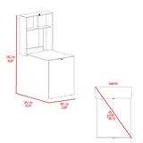 Escritorio Plegable Klapar Bardolino 60.1x72.7cm Flotante y con Organizador de Libros - ESCRITORIOS | Bylmo