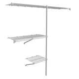 Closet Classic Blanco 200x200cm con Cinco Compartimientos - CLOSETS | Bylmo
