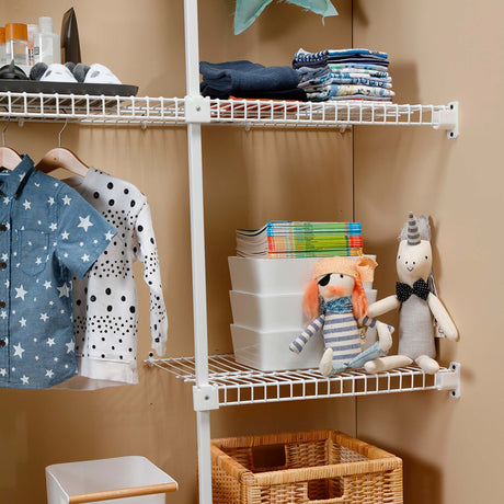 Closet Classic Blanco 200x200cm con Cinco Compartimientos - CLOSETS | Bylmo