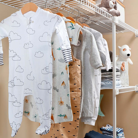 Closet Classic Blanco 200x200cm con Cinco Compartimientos - CLOSETS | Bylmo
