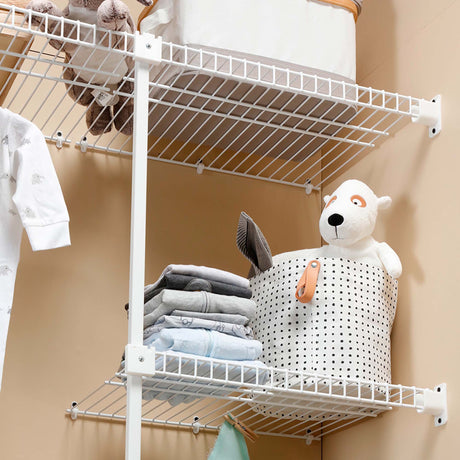 Closet Classic Blanco 200x200cm con Cinco Compartimientos - CLOSETS | Bylmo