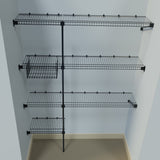 Closet Junior Negro 150x200cm con Un Cajón y con Cinco Compartimientos - CLOSETS | Bylmo