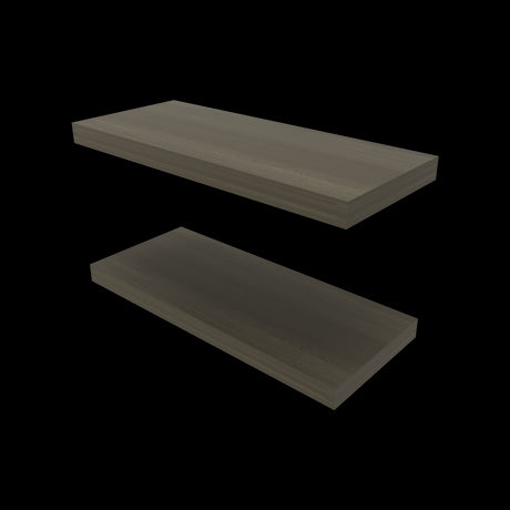 Set de 2 Repisas Olivo 80x3.8cm Flotante Rectangular - REPISAS | Bylmo