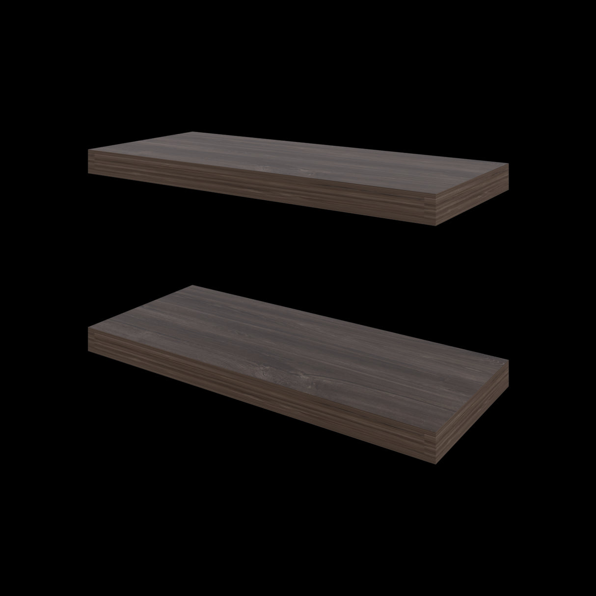 Set de 2 Repisas Siena 80x3.8cm Flotante Rectangular - REPISAS | Bylmo