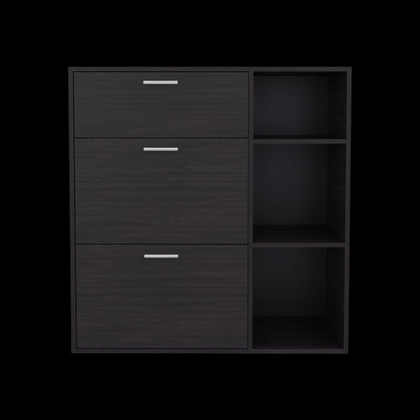 Zapatero Showie Wengue 97.1x100.6cm Horizontal para Doce Pares y de Tres Niveles - ZAPATEROS | Bylmo