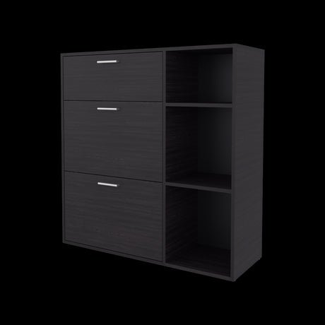 Zapatero Showie Wengue 97.1x100.6cm Horizontal para Doce Pares y de Tres Niveles - ZAPATEROS | Bylmo