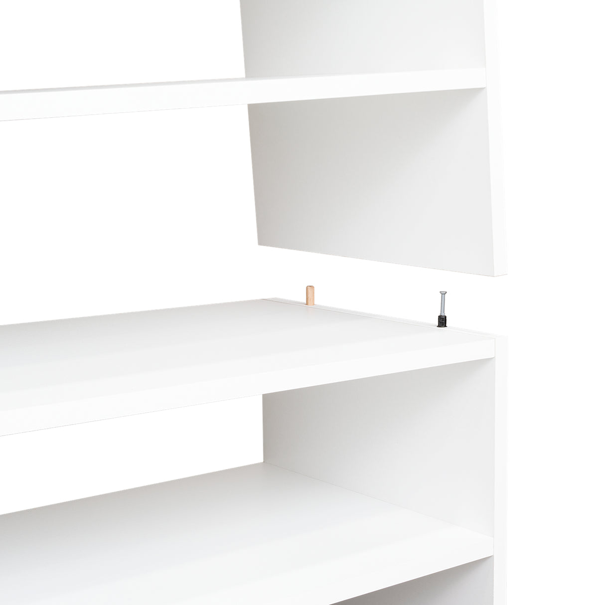 Zapatero Silpa Blanco 71.8x34.9cm Horizontal para Cuatro Pares y de Dos Niveles - ZAPATEROS | Bylmo